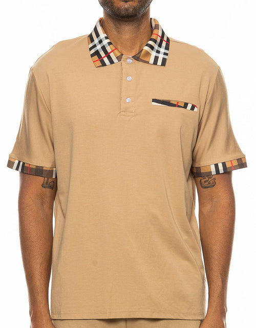 Load image into Gallery viewer, Checkered Detail Polo
