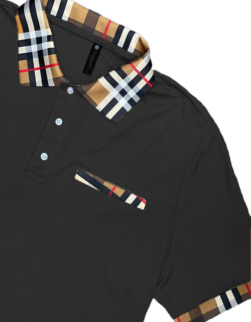 Load image into Gallery viewer, Checkered Detail Polo
