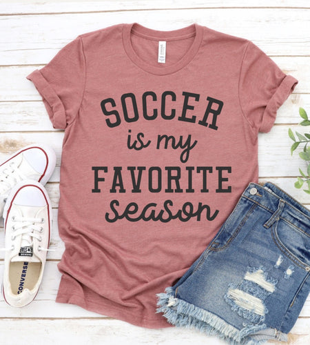 Soccer Is My Favorite Season Shirt